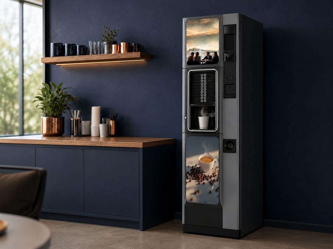 Machine à café Kacians dans un coin café d'entreprise
